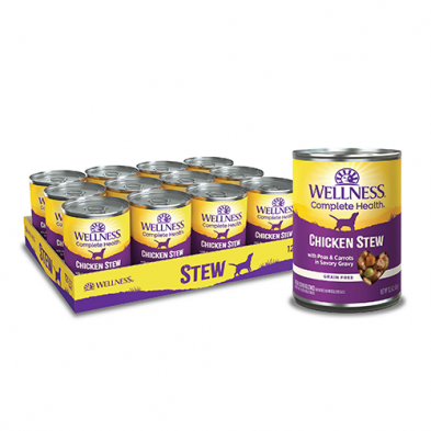 Wellness® Homestyle Stew Chicken Stew with Peas & Carrots Wet Dog Food 12.5 oz