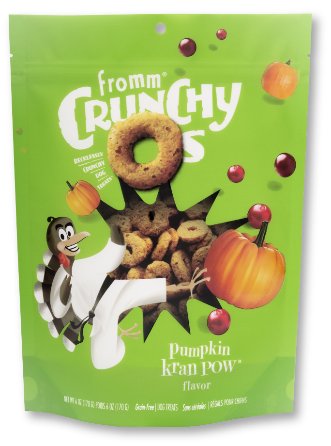 FROMM - CRUNCHY O'S PUMPKIN KRAN POW™ TREATS FOR DOGS