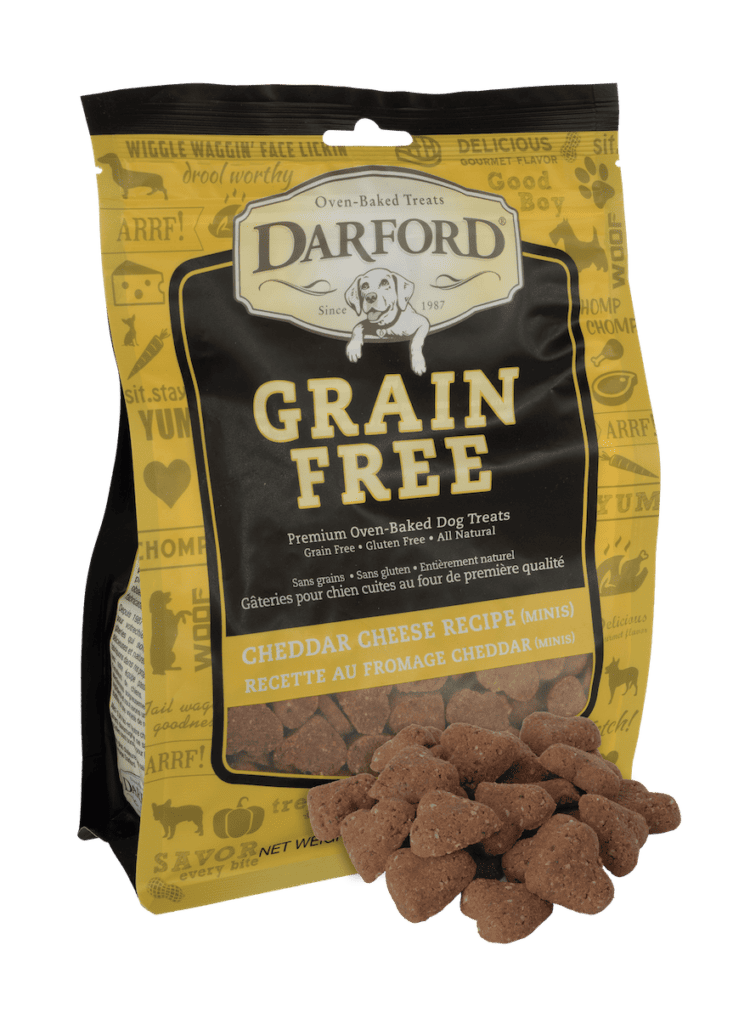 DARFORD GRAIN FREE MINIS CHEDDAR CHEESE RECIPE DOG TREAT Dorchester Pet Care Supply