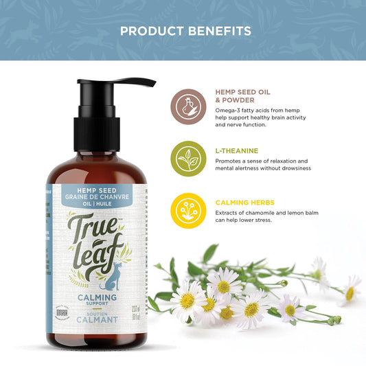 TRUE LEAF - CALMING SUPPORT HEMP SEED OIL