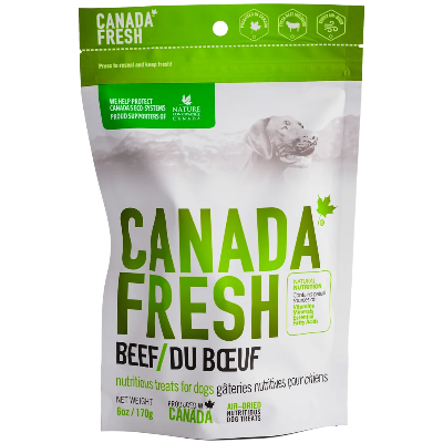 PetKind Canada Fresh Air Dried Beef Dog Treats 6oz