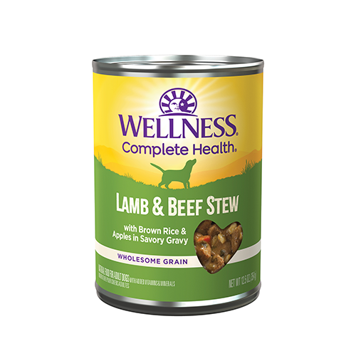 Wellness® Homestyle Stew Lamb & Beef Stew with Brown Rice & Apples Wet Dog Food 12.5 oz