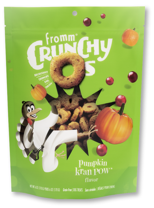 FROMM - CRUNCHY O'S  PUMPKIN KRAN POW™ TREATS FOR DOGS