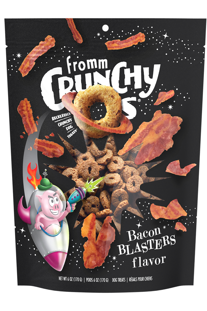 FROMM - CRUNCHY O'S BACON BLASTERS FLAVOR DOG TREATS