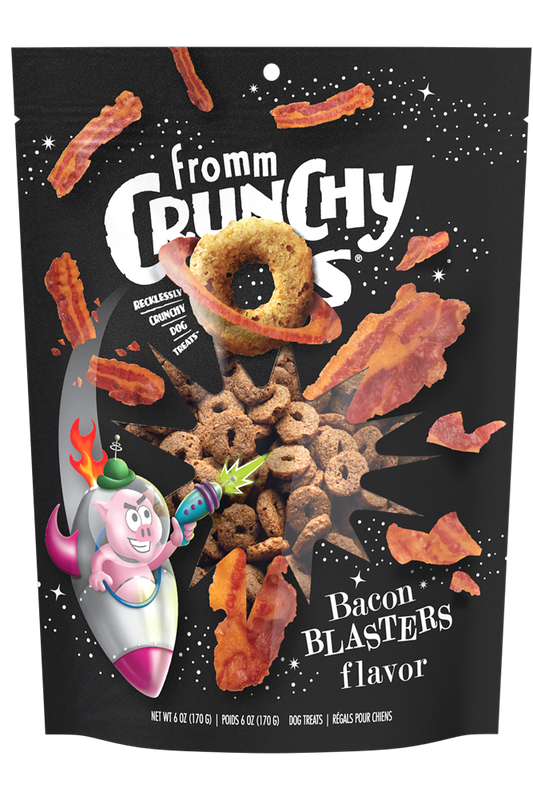 FROMM - CRUNCHY O'S BACON BLASTERS FLAVOR DOG TREATS