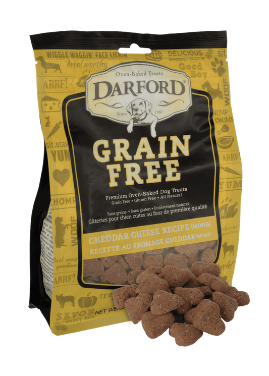 DARFORD - GRAIN FREE MINIS CHEDDAR CHEESE RECIPE DOG TREAT