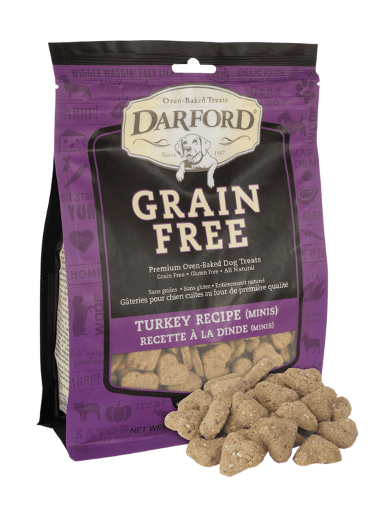 DARFORD - GRAIN FREE MINIS TURKEY RECIPE DOG TREAT