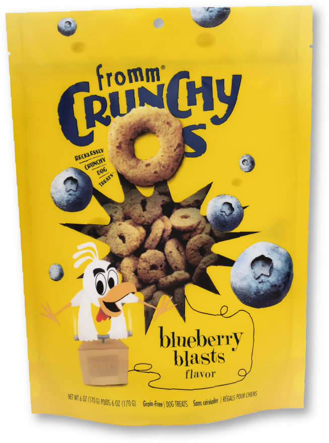 FROMM - CRUNCHY O'S BLUEBERRY BLASTS TREATS FOR DOGS