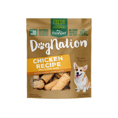 Fresh Pet® Dog Nation® Chicken Treats for Dogs 6.4oz Dog Treat