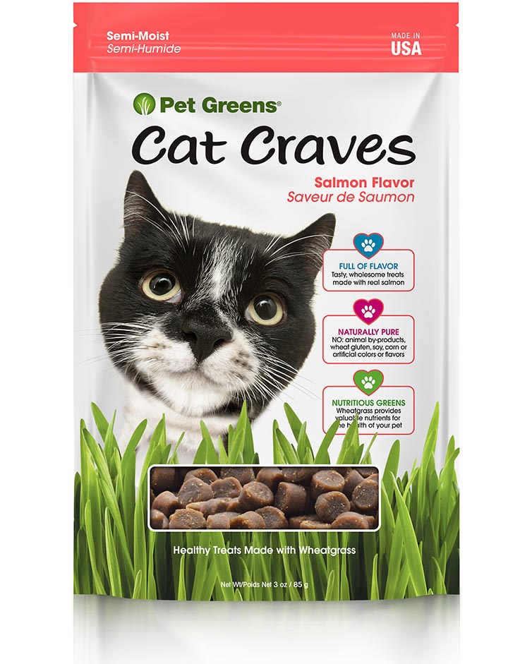 Pet Greens- Cat Craves - Salmon - 3oz/85g