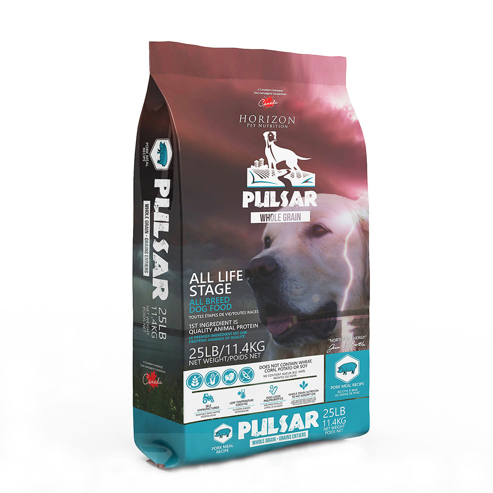 HORIZON PET NUTRITION - PULSAR PORK WHOLE GRAIN DRY DOG FOOD